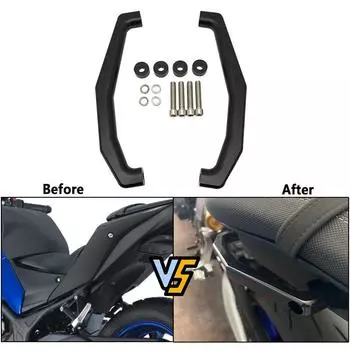 Для Yamaha MT-09 MT09 SP MT 09 2022 2023 мотоцикла алюминиевые задние поручни заднее сиденье пассажира поручни чёрный
