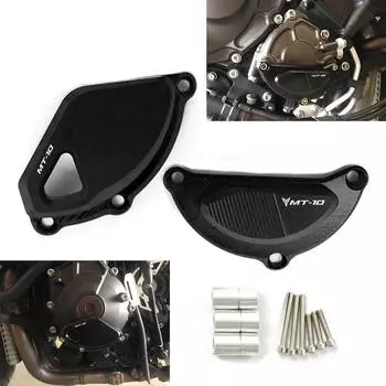 Для Yamaha MT-10 MT10 MT 10 FZ10 FZ-10 2015-2025 мотоциклетный корпус двигателя статор крышка защита от удара рама слайдеры красный