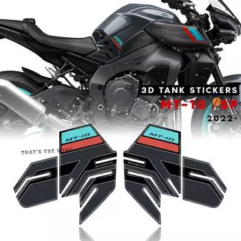 Для Yamaha MT-10 MT10 SP 2022-3D наклейка из эпоксидной смолы, мотоциклетная накладка на бак, боковая наклейка с защитой от царапин A