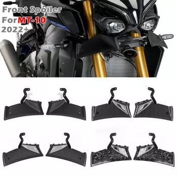 Для YAMAHA MT-10 MT 10 SP MT10 2025-2025 Downforce Naked Frontal Spoilers Winglet Aerodynamic Wing Front Spoiler Kit чёрный