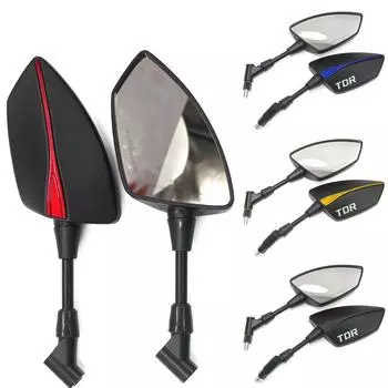 Для YAMAHA TDR125 TDR240 TDR250 TDR 125 240 250 боковое зеркало заднего вида для мотоцикла чёрный