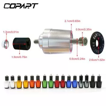 Для YAMAHA XT660/X/R/Z XT 660 все годы аксессуары для мотоциклов CNC 7/8 22MM универсальные ручки руля заглушки руля оранжевый