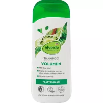 DM Alverde Alverde Органический шампунь Volume Kick с киви, яблоком и мятой 200 мл