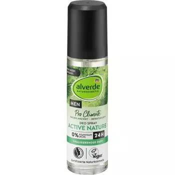 DM Alverde Men Active Nature Дезодорант-спрей 75 мл