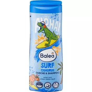 DM Balea Детский гель для душа и шампунь 2в1 Surfosaurus 300мл