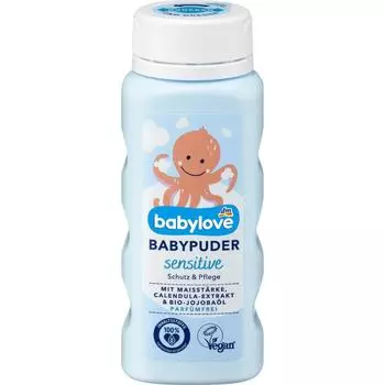 DM DM Babylove Babylove детская присыпка для чувствительной кожи 100 г