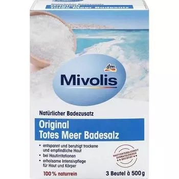 DM Mibolis Оригинальная соль для ванн Мертвого моря 1,5 кг