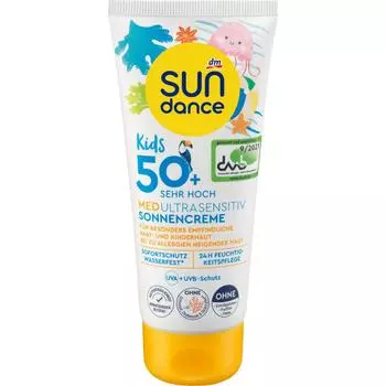 DM SUNDANCE Sundance Ультрачувствительный детский солнцезащитный крем SPF50+ 100 мл