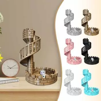 DND Dice Tower with Tray Dice Rolling Tower Dice Настольные игры Аксессуары для ролевых игр Dungeons And Dragons D&D TRPG