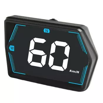 Дневной вождение HUD Head-Up Display GPS Автомобильный спидометр Автоматическое уведомление о скорости Компактный цифровой для всех типов транспортных средств CHINA