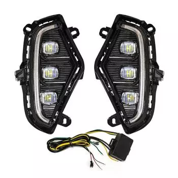 Дневные ходовые огни DRL светодиодные фары противотуманные Toyota RAV4 2019 2020 2025 поворотник дневной свет аксессуары