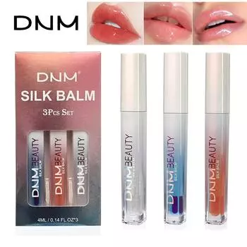 DNM Plumping Warm Lip Glaze Увлажняющая и полупрозрачная помада, меняющая цвет глазури для губ