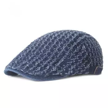 Do Old Duck Tongue Cap Ms. Ретро берет с дыркой Искусство и культура Молодежный берет M56-58cm средний синий