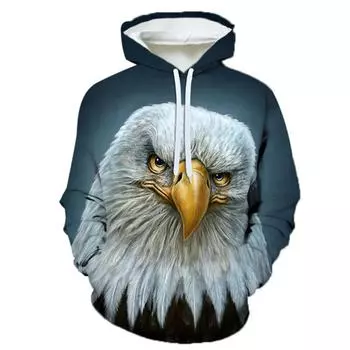 Do old Eagle graphics 3d печать мужская толстовка с капюшоном больших размеров повседневный пуловер Популярная уличная одежда мода главные тенденции Мужская одежда S