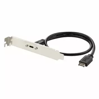 Doaemunp Кабель-удлинитель для разъема передней панели USB Type C, USB Type E на USB Type C Gen 2 10 Гбит/с, внутренний адаптерный кабель с крепежными винтами, 3.1 50 см,