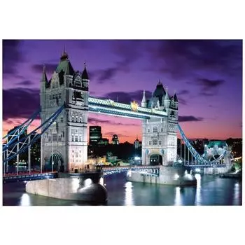 Добавить пазл One Tower Bridge, 1000p, разные цвета, 1000 деталей. Пазл, детские игры, развивающие игрушки.