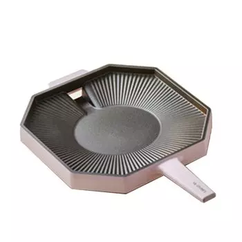 Doctor House Grill Pan Excess Oil Drop and Splash Grill Plate Palette Purple Direct Fire Doesn t фиолетовый