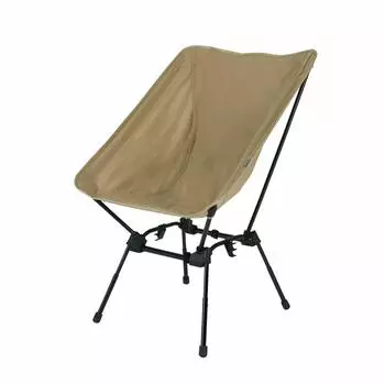 DOD Sugoisu Height Adjustment 4 Levels Bonfire Style to High Style Cotton Material Resistant to Sparks Chair Tan