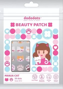 Dododots Beauty Patch Spot Patch Point Patch Cute Patch Hydrocolloid Cat Skin Care MANJA CAT