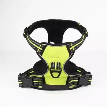 Dog Chest Strap Pet Double Chest Strap Traction Rope Small Medium Dog Pet Products Reflective Pet Chest Strap S зелёный