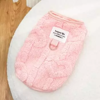 Dog Clothes Winter Teddy Bear Small Dog Pet Autumn and Winter Fleece Towing Supplies for Dogs and Cats XS