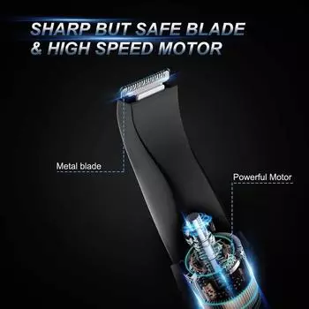 Dog Grooming Clippers Cat And Small Dog Clippers Low Noise Electric Pet Trimmer Trim Paws Eyes Ears Face Around The Dog Hair белый