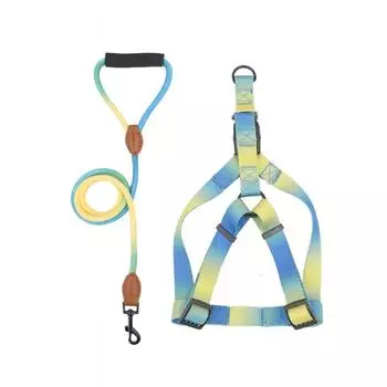Dog Harness Adjust Dog Chest Harness Leash Set Walk Training Harness Leash X3UC S