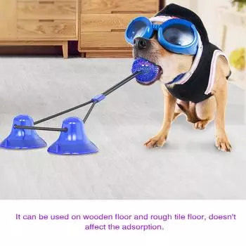 Dog Interactive Suction Cup Push TPR Ball Toys Elastic Ropes IQ Treat Toys Pet Puppy Supplies Dog Tooth Cleaning Chewing Playing