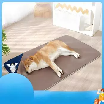Dog Mat, Suitable for All Seasons, Summer Mat Sleeping Mat for Dogs, Kennel Floor Mat for Sleeping, Pet Mat for Small and Medium-sized Dogs S: 35 * 45cm