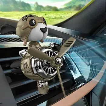 Освежитель воздуха для автомобиля Dog Pilot, автомобильный воздуховыпускной патрубок, парфюм, ароматизатор, креативный, качающий головами пропеллер, воздуховыпускной патрубок, освежители для хаки