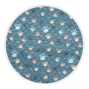 Dog Potty Pad, Washable and Absorbent Mat for All Sizes синий