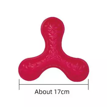 Dog Toy Eva Floating Water Plate Border Collie Shiba Inu Pet Flying Saucer Training Dog Toy Floating Water Pet Supplies Red Triangle