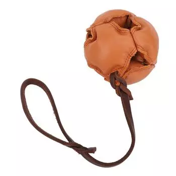 Dog Training Ball Release Energy Reduce Anxiety Interactive Exercise and Reward Ball On Rope Toy темно-коричневого