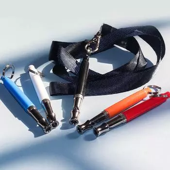 Dog Training Whistle Ultrasonic Adjustable rope Lanyard Outdoor Trainer Dog Obedience Training Pet Compliance Training чёрный