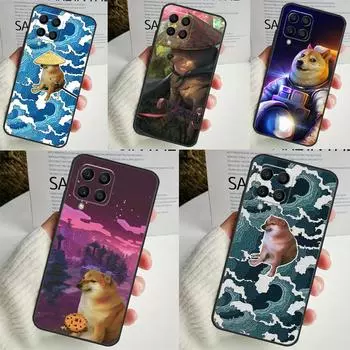Doge For Samsung Galaxy M13 M33 M53 M12 M32 M52 M14 M34 M54 M20 M51 M21 M30s M31s M15 M55 Case Samsung M32 4G