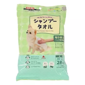Doggyman wet shampoo towel for dogs large size