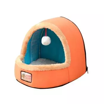 Dogs Bed Cat Bed for Small Medium Dogs Basket Pet House Waterproof Bottom Soft Fleece Warm Cat Bed Sofa House S