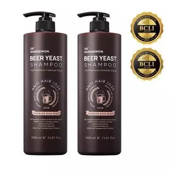 Доктор. Bang Ki-won Beer East Шампунь от выпадения волос с пивными дрожжами 1000 мл Двойное специальное предложение Beer yeast hair loss shampoo double plan