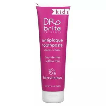 Доктор. Brite, детская зубная паста против зубного налета, Verilicious, 142 г (5oz)