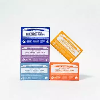 Доктор. Bronner S Pure CaStile Кусковое мыло 140 г 4 Choice 1 Детское мягкое 140 г