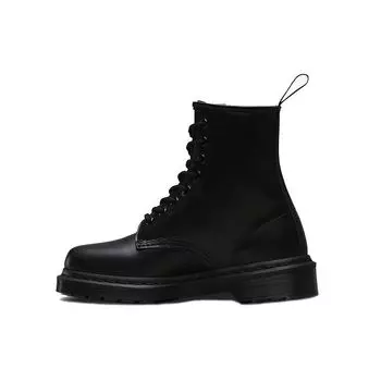 Доктор. Черные кроссовки унисекс Martens 1460 Mono Smooth Leather 14353001