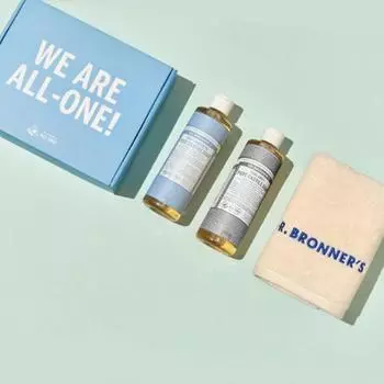 Доктор. Чистое кастильское мыло Bronner s Baby Mild Earl Grey Duo Planning + полотенце