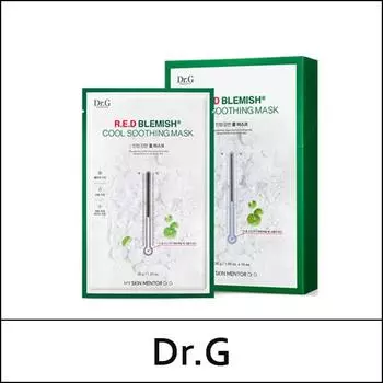 [Доктор Джи] (воли) RED Blemish Cool Успокаивающая маска (30 г * 10 шт.) 1 Упаковка / ЭКСП 2026.02