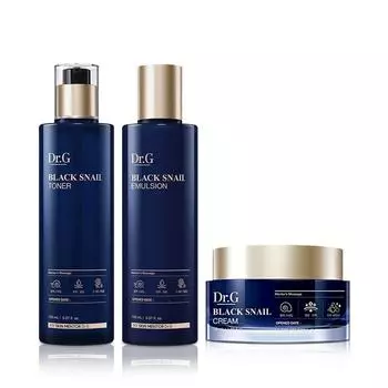 Доктор. G Black Snail Cream 3 вида по отдельности [тонер + эмульсия + крем], 1 шт.