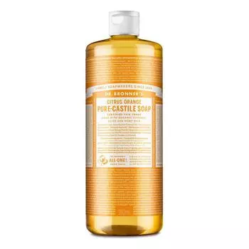 Доктор. Гель для душа Citrus Pure Castile Soap от Bronner s, апельсин, 950 мл, 1 шт.