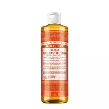 Доктор. Гель для душа Tea Tree Pure Castile Soap от Bronner s, 1 шт., 475 мл