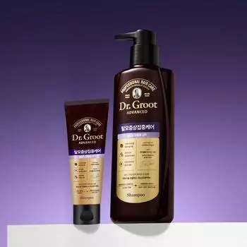 Доктор. Groot Hair Loss Control Шампунь для редких и слабых волос 400 мл Специальный набор (+Ампула для лечения 100 мл)