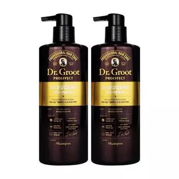 Доктор. Groot Hair Loss Shampoo 500 г. Шампунь Season 3 Pro Effect для слабых волос, 500 мл, 2 шт.