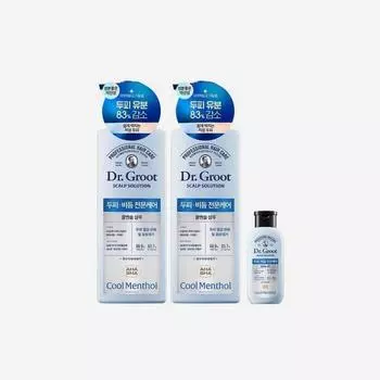 Доктор. Groot Scalp Cool Menthol Shampoo 700 мл x 2