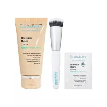 Доктор. Крем Schrammek Blemish Balm BB Cream 30 мл + дорожный набор 1 мл + оригинальная кисть, крем Schrammek BB Cream, 1 шт., 30 мл